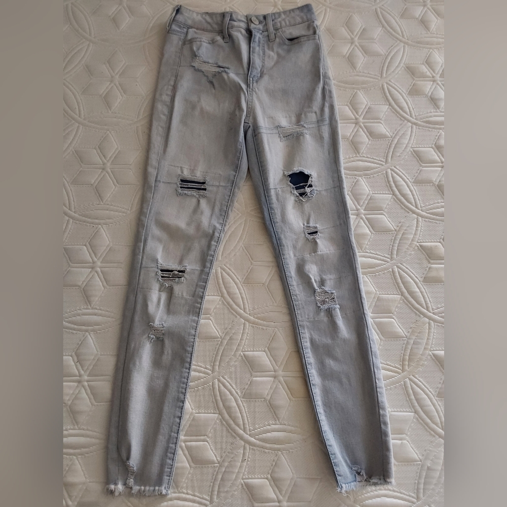 SO Ultimate High Rise Ankle Jeggings Denim Jeans * women's size 3